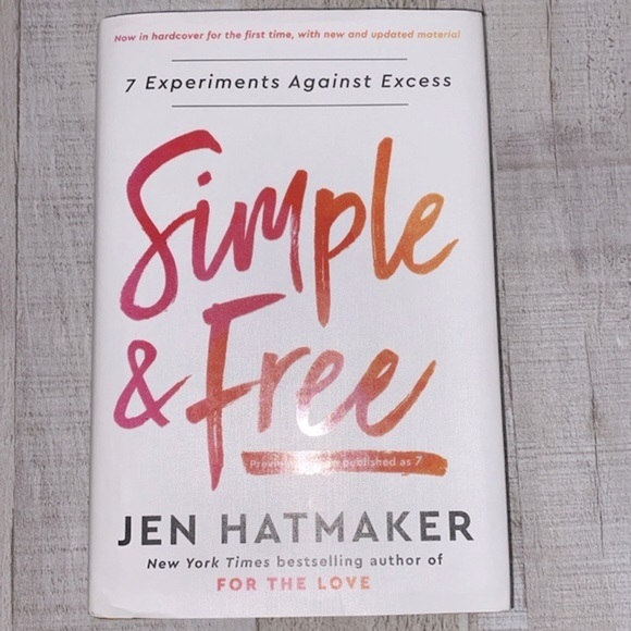 Simple & Free book by Jen Hatmaker - Picture 2 of 8